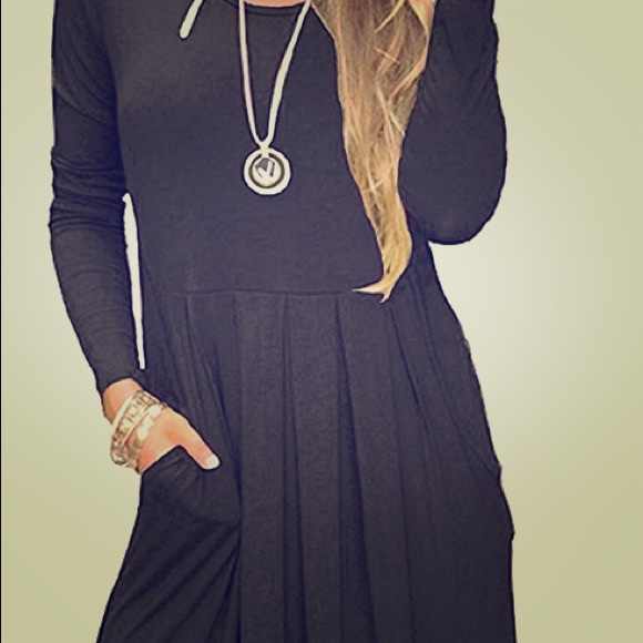 Knee length fall dress, comes in S,M,L,XL - Picture 1 of 8